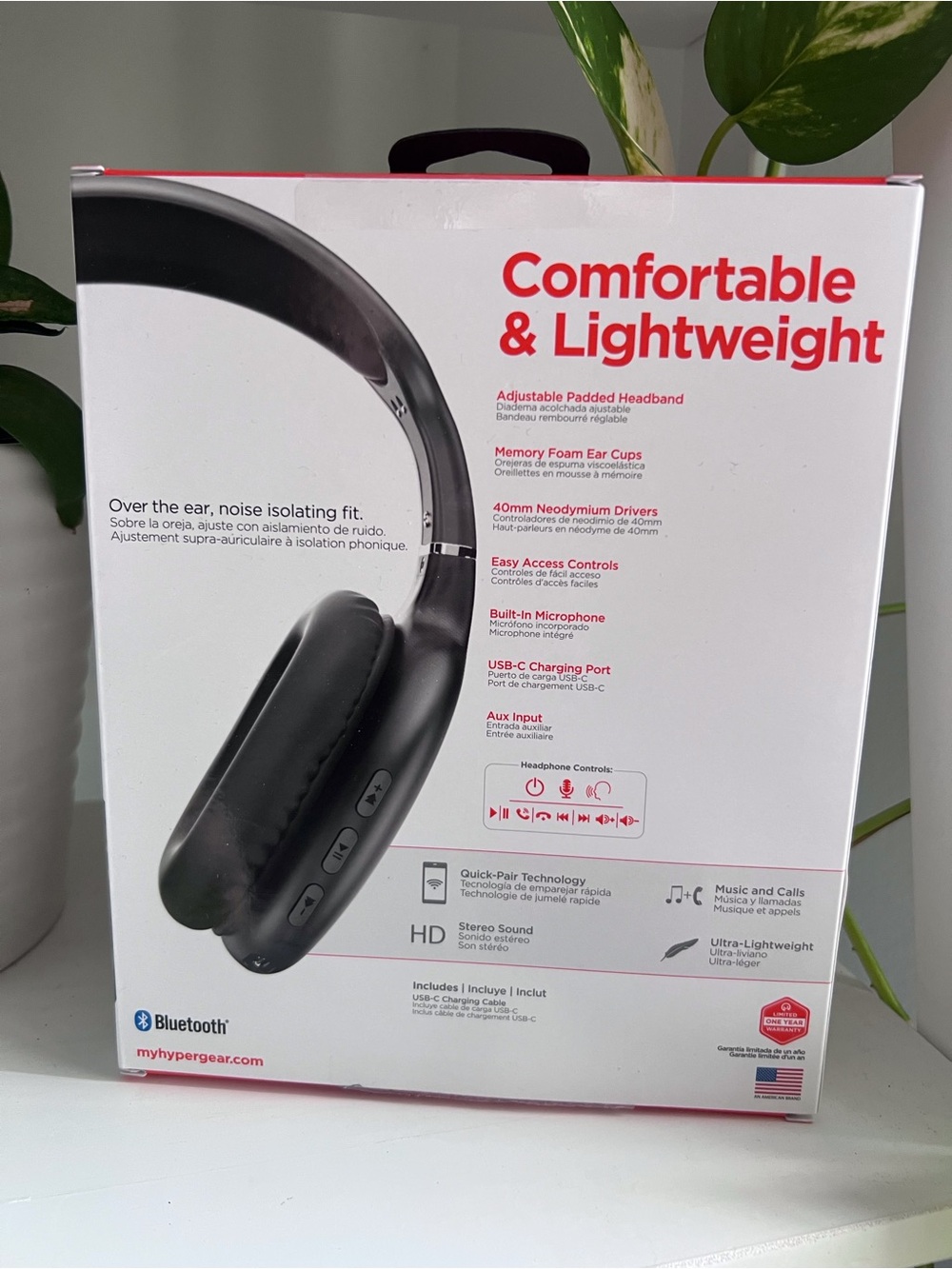 Hypergear Vibe Bluetooth Wireless Headphones - Picture 2 of 3